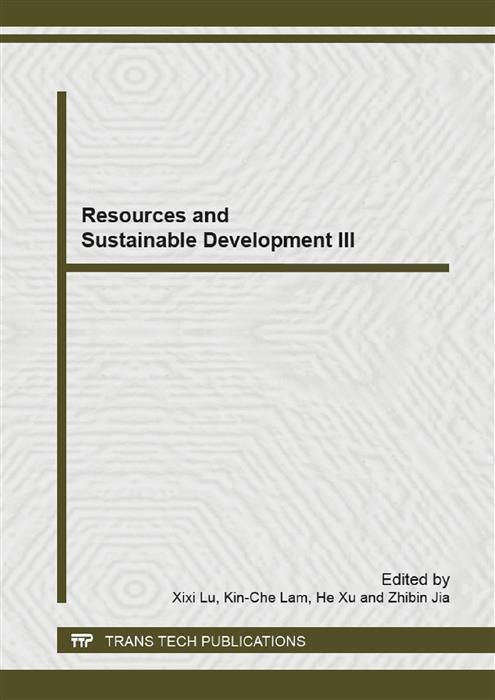Produktbild: Resources and Sustainable Development III