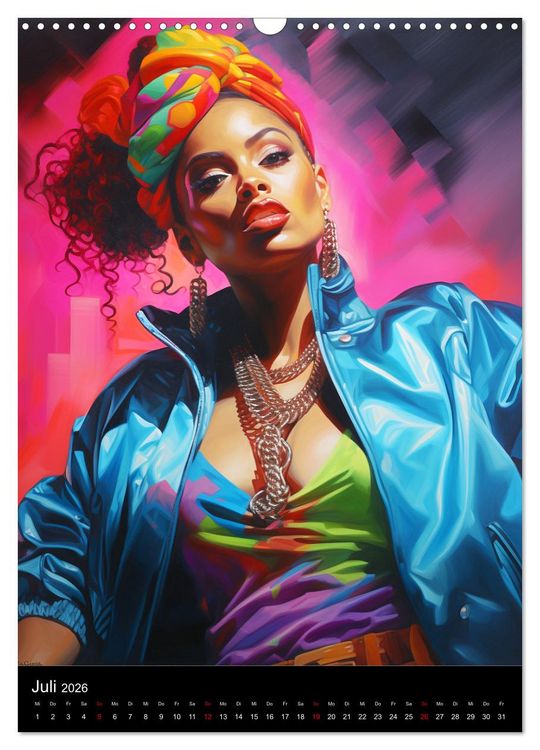 Produktbild: Rap Queens. Badass Attitude im Streetwear-Charme (Wandkalender 2026 DIN A3 hoch), CALVENDO Monatskalender