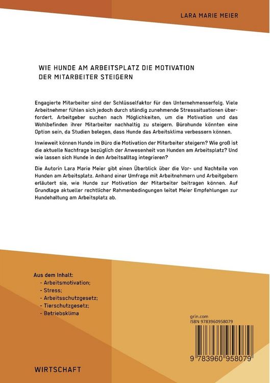 Produktbild: Wie Hunde am Arbeitsplatz die Motivation der Mitarbeiter steigern
