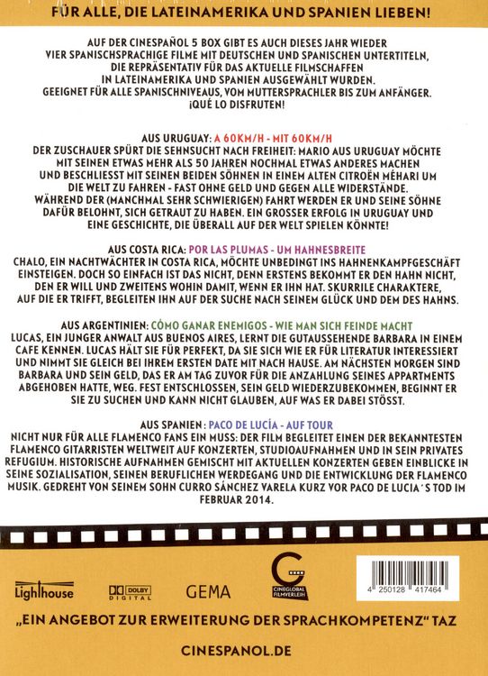 Produktbild: Cinespanol Box 5 [4 DVDs]