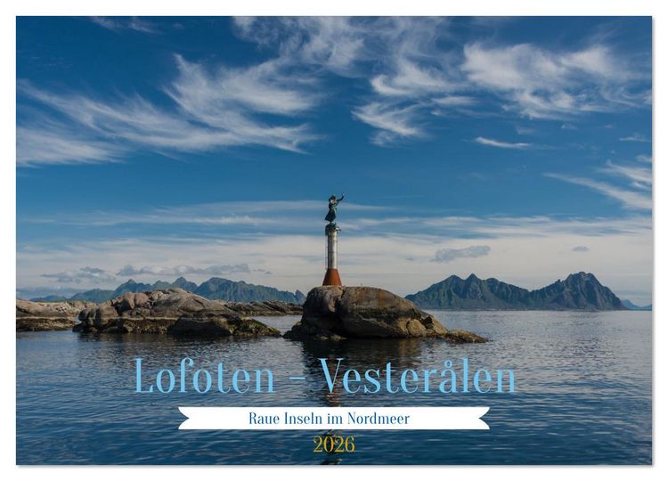 Produktbild: Lofoten Vester&aring;len (Wandkalender 2026 DIN A4 quer), CALVENDO Monatskalender