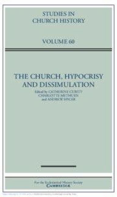 Produktbild: The Church, Hypocrisy and Dissimulation: Volume 60