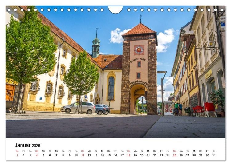 Produktbild: Villingen-Schwenningen - Impressionen einer Stadt (Wandkalender 2026 DIN A4 quer), CALVENDO Monatskalender
