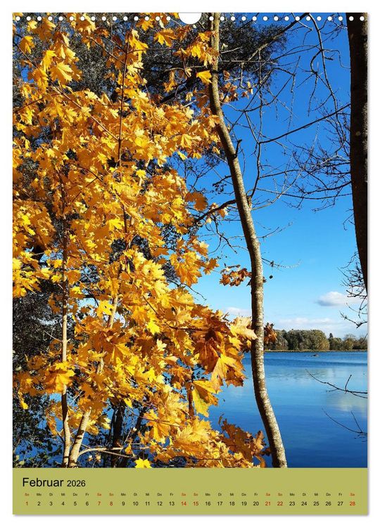 Produktbild: Momente des Herbstes (Wandkalender 2026 DIN A3 hoch), CALVENDO Monatskalender