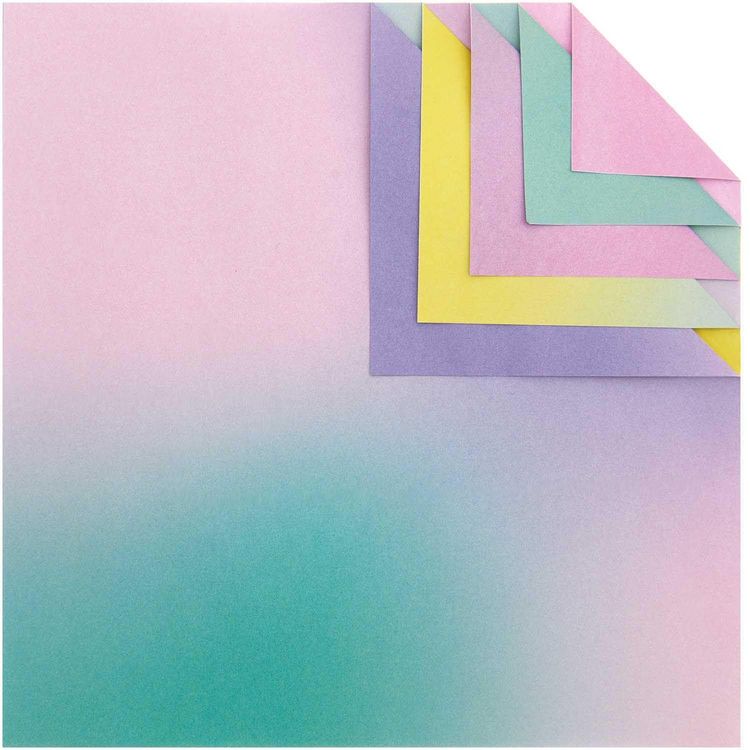 Produktbild: Origami Duo Color, Blurry , 15 x 15 cm, 100 Blatt