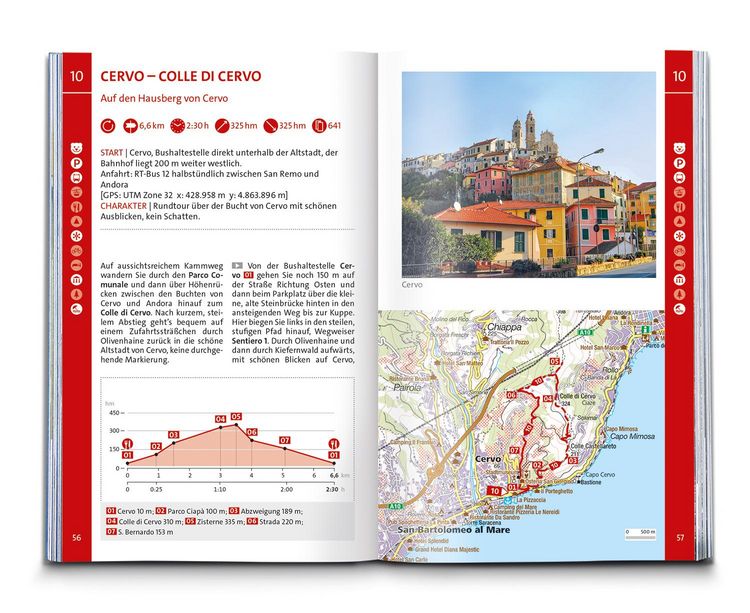 Produktbild: KOMPASS Wanderf&uuml;hrer Ligurien mit Cinque Terre, 50 Touren