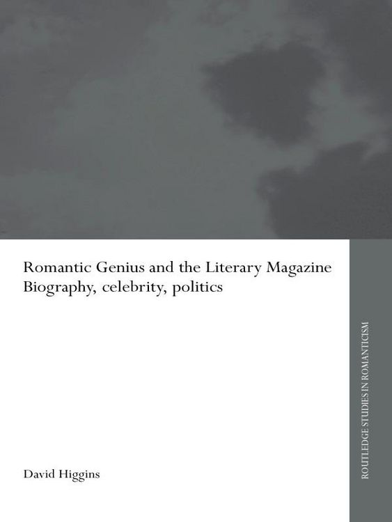 Produktbild: Romantic Genius and the Literary Magazine