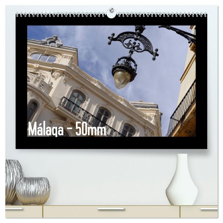 Produktbild: M&aacute;laga - 50mm (hochwertiger Premium Wandkalender 2026 DIN A2 quer), Kunstdruck in Hochglanz