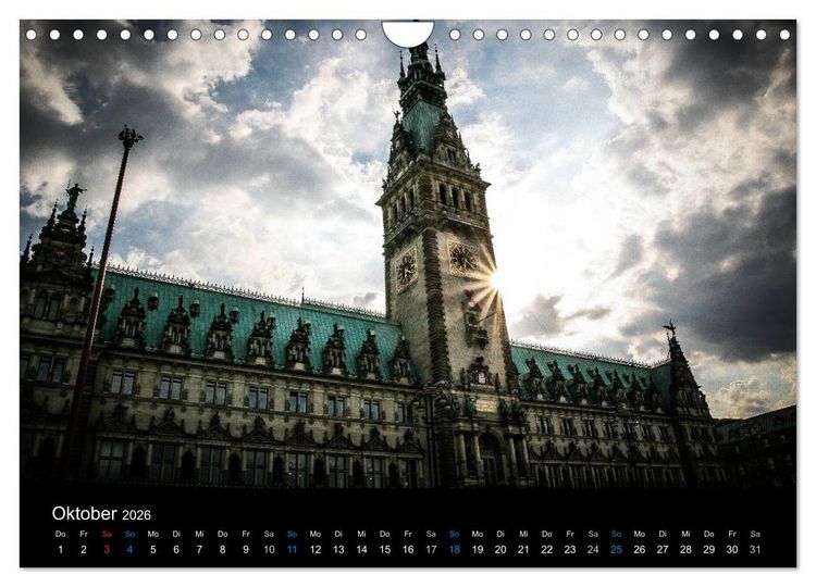 Produktbild: Hamburg (Wandkalender 2026 DIN A4 quer), CALVENDO Monatskalender