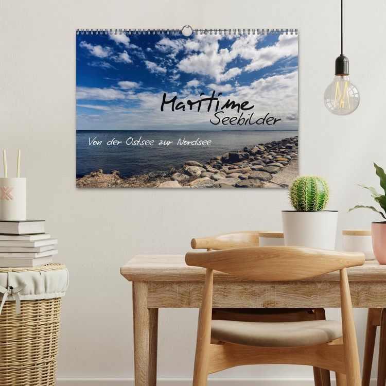 Produktbild: Maritime Seebilder - Von der Ostsee zur Nordsee (Wandkalender 2026 DIN A3 quer), CALVENDO Monatskalender