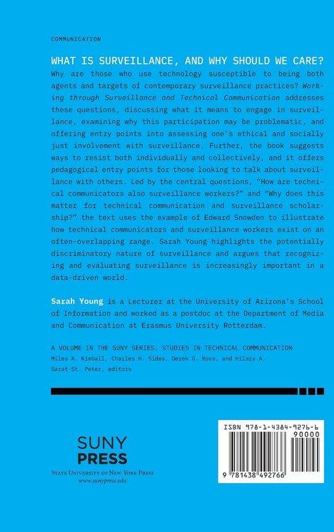 Produktbild: Working through Surveillance and Technical Communication