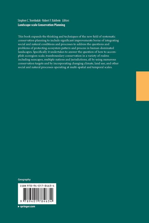 Produktbild: Landscape-scale Conservation Planning