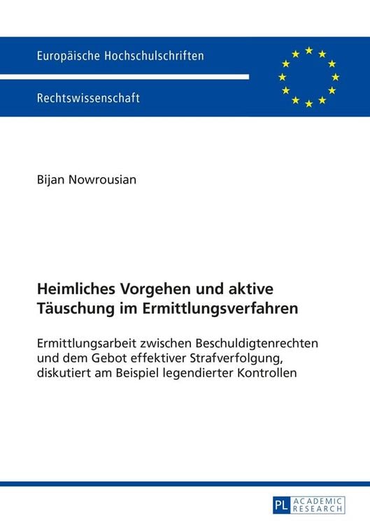 Produktbild: Heimliches Vorgehen und aktive T&auml;uschung im Ermittlungsverfahren