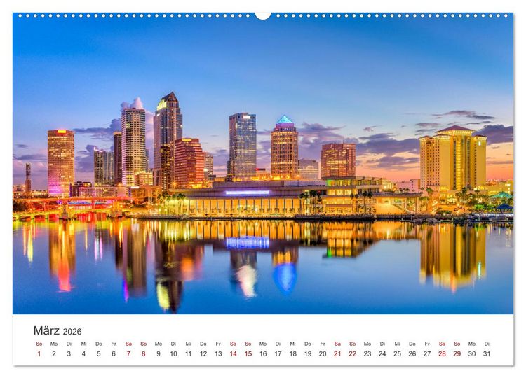 Produktbild: Florida - Eine Reise in den Sonnenscheinstaat. (Wandkalender 2026 DIN A2 quer), CALVENDO Monatskalender