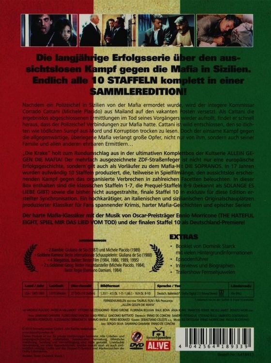 Produktbild: Allein gegen die Mafia - Komplettbox - Alle 10 Staffeln (Fernsehjuwelen) [27 DVDs]