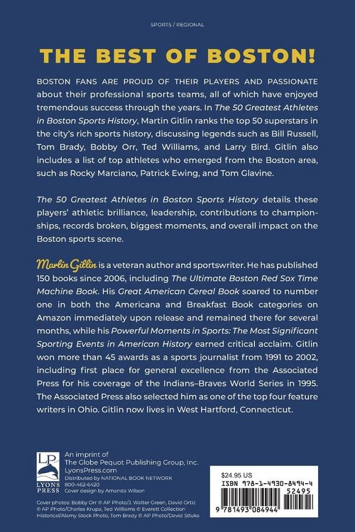 Produktbild: The 50 Greatest Athletes in Boston Sports History