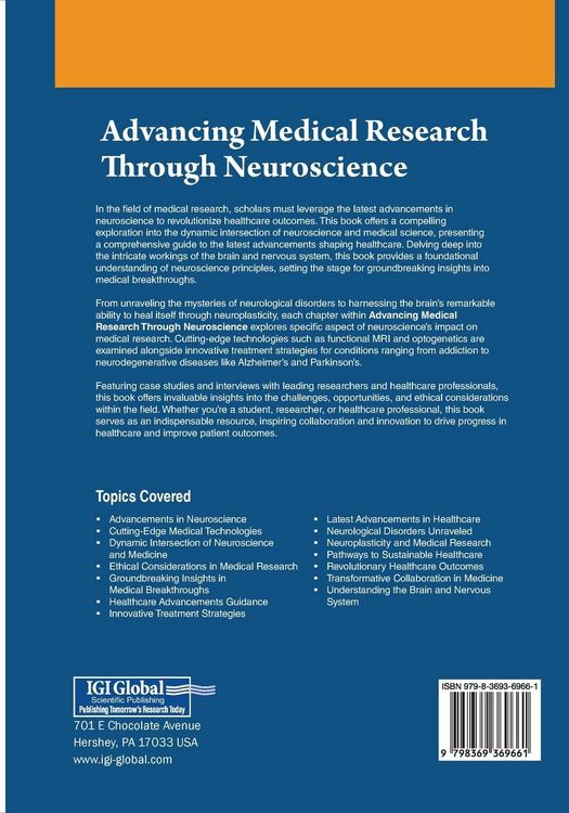 Produktbild: Advancing Medical Research Through Neuroscience