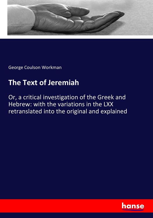 Produktbild: The Text of Jeremiah
