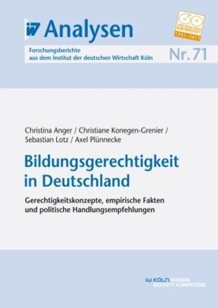 Produktbild: Bildungsgerechtigkeit in Deutschland