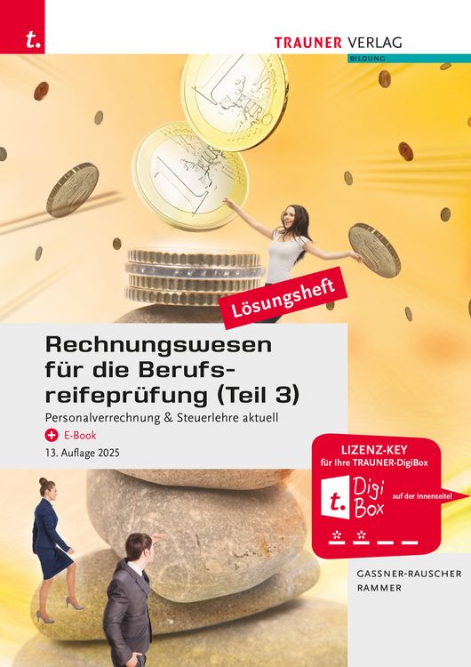 Produktbild: Rechnungswesen f&uuml;r die Berufsreifepr&uuml;fung (Teil 3) Personalverrechnung & Steuerlehre aktuell L&ouml;sungsheft