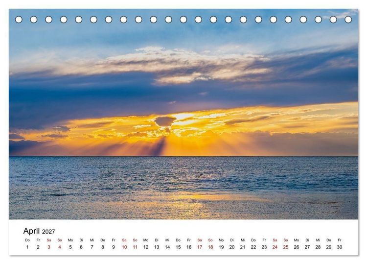 Produktbild: Magische Sonnenunterg&auml;nge (Tischkalender 2027 DIN A5 quer), CALVENDO Monatskalender