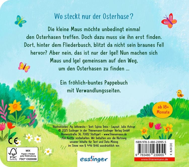 Produktbild: Wo bist du, kleiner Osterhase?