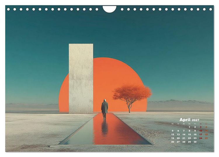 Produktbild: Die Essenz der leisen Formen (Wandkalender 2027 DIN A4 quer), CALVENDO Monatskalender