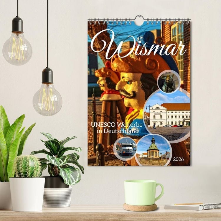 Produktbild: Wismar - UNESCO Welterbe in Deutschland (Wandkalender 2026 DIN A4 hoch), CALVENDO Monatskalender