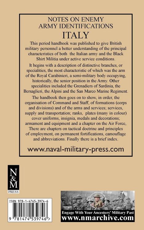 Produktbild: Notes On Enemy Army Identifications