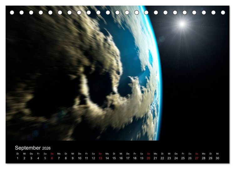 Produktbild: Ferne Welten (Tischkalender 2026 DIN A5 quer), CALVENDO Monatskalender