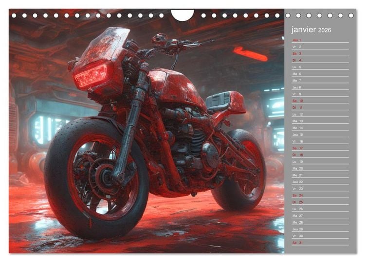Produktbild: Une vision audacieuse de la mobilit&eacute; (Calendrier mural 2026 DIN A4 vertical), CALVENDO calendrier mensuel