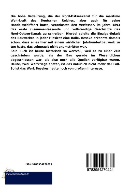Produktbild: Der Nord-Ostsee-Kanal