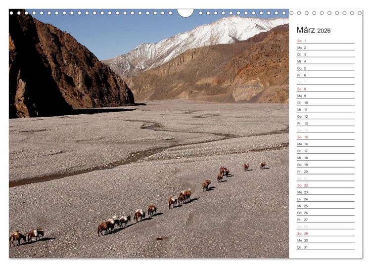 Produktbild: Nepal (Wandkalender 2026 DIN A3 quer), CALVENDO Monatskalender