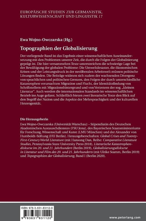 Produktbild: Topographien der Globalisierung
