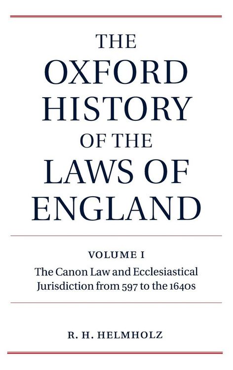 Produktbild: The Oxford History of the Laws of England