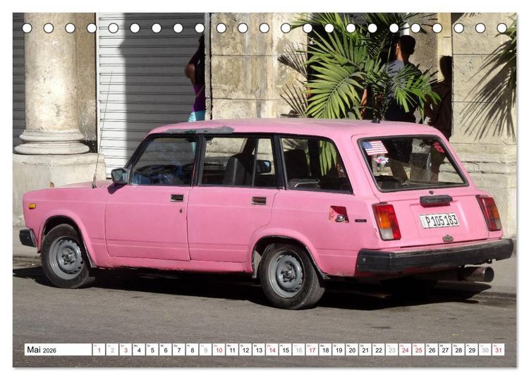 Produktbild: LADA KOMBI - Die sowjetische Auto-Legende WAS-2102 (Tischkalender 2026 DIN A5 quer), CALVENDO Monatskalender