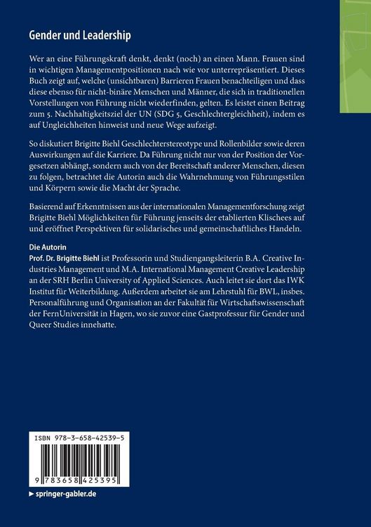 Produktbild: Gender und Leadership