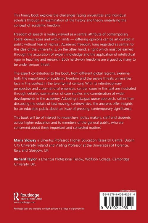 Produktbild: Academic Freedom in Higher Education