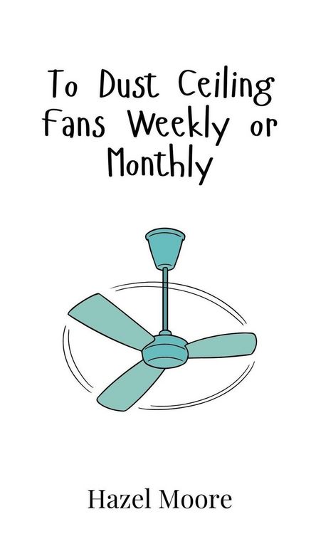Produktbild: To Dust Ceiling Fans Weekly or Monthly
