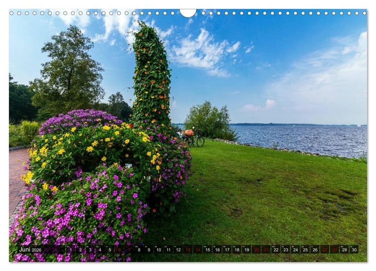 Produktbild: Bad Zwischenahn, Parkspaziergang und Seerundfahrt (Wandkalender 2026 DIN A3 quer), CALVENDO Monatskalender