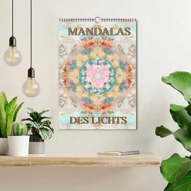Produktbild: MANDALAS DES LICHTS (Wandkalender 2026 DIN A3 hoch), CALVENDO Monatskalender