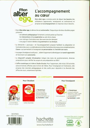 Produktbild: Mon alter ego 2 - Livre de l'eleve (A2)