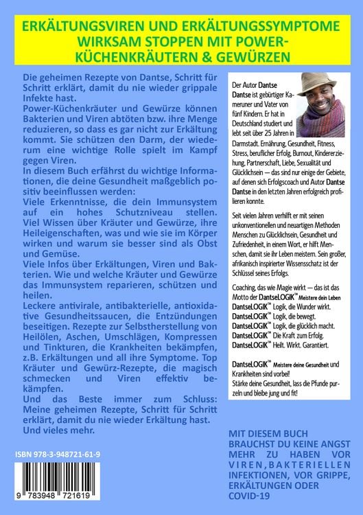 Produktbild: Nie wieder Erk&auml;ltung: Meine geheime Schritt-f&uuml;r-Schritt-Kr&auml;uter-Anweisung - ganzj&auml;hrig immun gegen grippale Ansteckung, auch wenn alle um dich herum krank sind - mit diesen 12 POWER-K&Uuml;CHENKR&Auml;UTERN & GEW&Uuml;RZEN