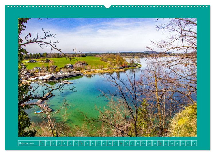 Produktbild: Sch&ouml;ne Gr&uuml;&szlig;e aus Mattsee (hochwertiger Premium Wandkalender 2026 DIN A2 quer), Kunstdruck in Hochglanz