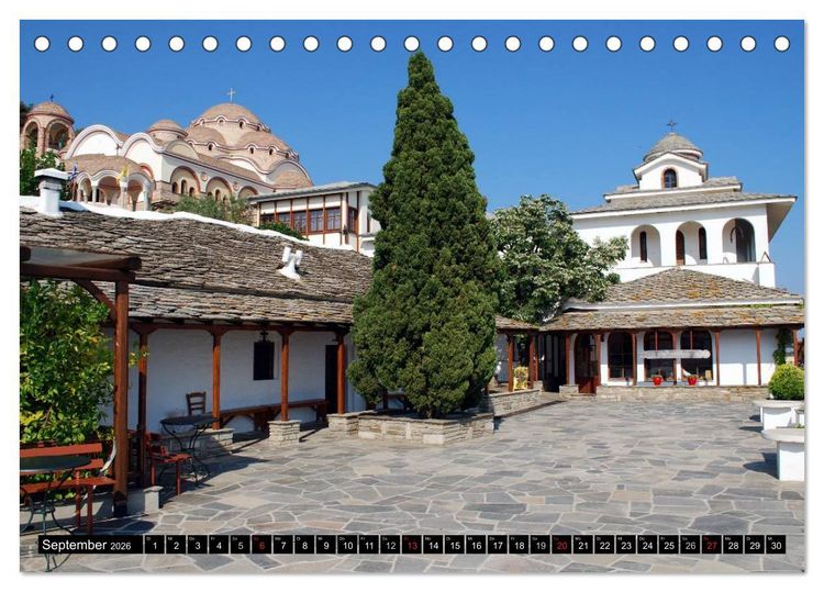 Produktbild: Griechische Inseln (Tischkalender 2026 DIN A5 quer), CALVENDO Monatskalender