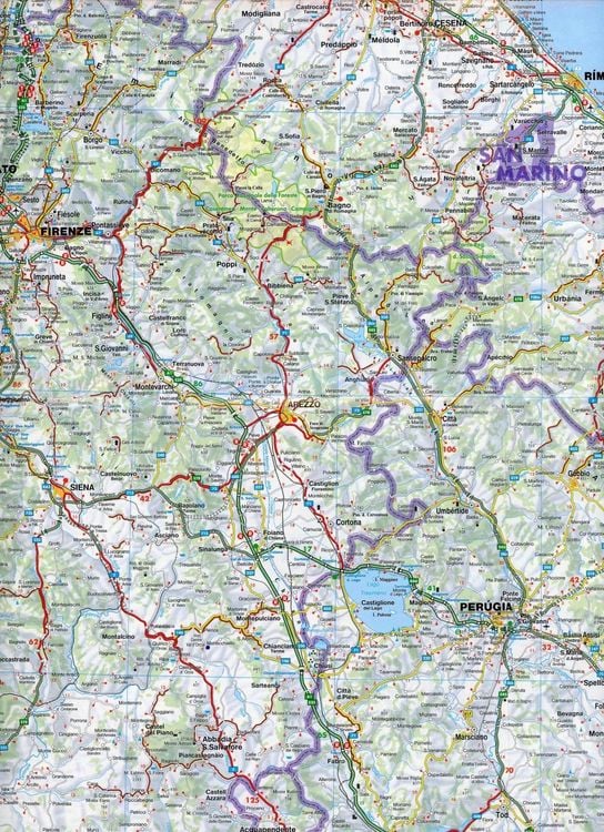 Produktbild: Stra&szlig;enkarte Italien Nord