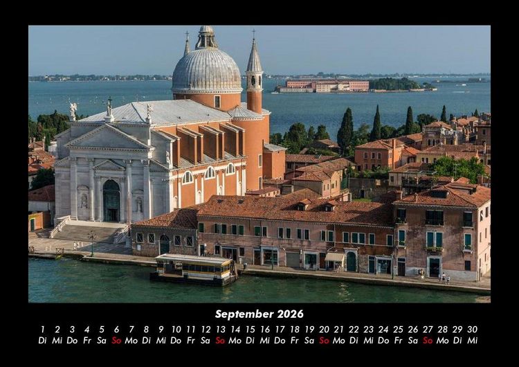 Produktbild: Venedig 2026 Fotokalender DIN A3