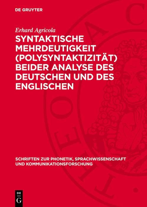 Produktbild: Syntaktische Mehrdeutigkeit (Polysyntaktizit&auml;t) beider Analyse des Deutschen und des Englischen