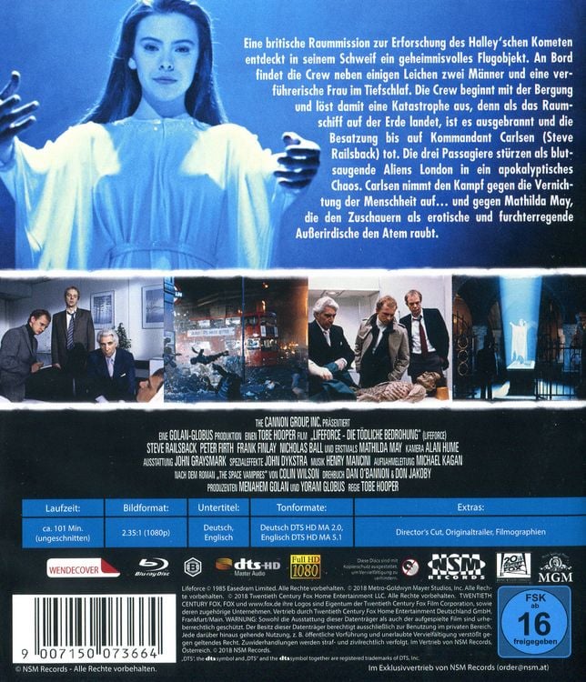 Produktbild: Lifeforce (Die t&ouml;dliche Bedrohung) - Uncut
