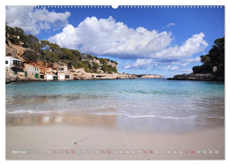 Produktbild: Mallorca Zauberhaftes Licht (hochwertiger Premium Wandkalender 2026 DIN A2 quer), Kunstdruck in Hochglanz